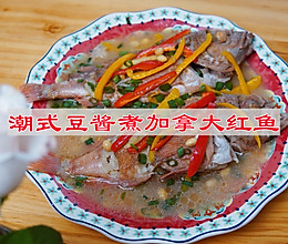 #我家乡的酱油美食# 潮式豆酱煮加拿大红鱼的做法