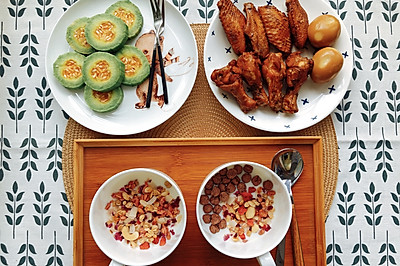 卤三鸡（鸡蛋、鸡翅、鸡腿）