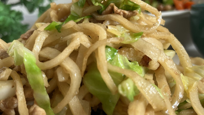 烟火人间之炒饼丝