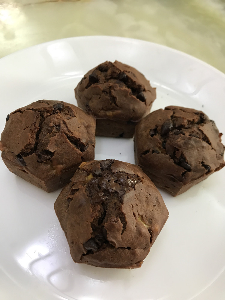 巧克力香蕉麦芬的做法