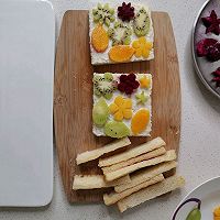 秋日花语水果土司片#秋天怎么吃#的做法图解6