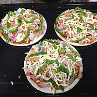 蔬菜培根香脆薄披萨的做法图解5