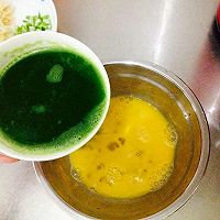 青翠欲滴早餐饼#鲜香滋味 搞定萌娃#的做法图解3