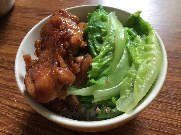 超下饭，黑椒汁照烧鸡腿排饭