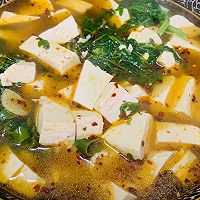 荠菜豆腐汤的做法图解5