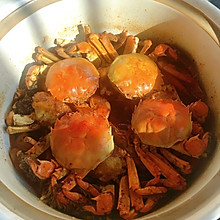 家庭版 肉蟹煲～毛蟹