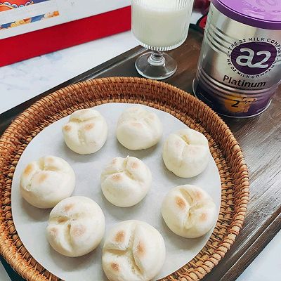 奶香开花小馒头