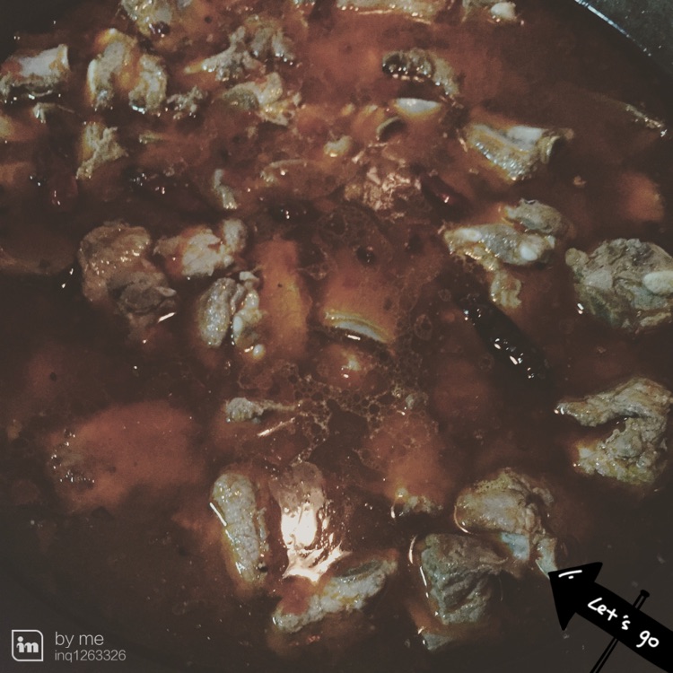 土豆烧排骨的做法图解6