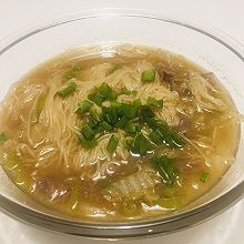 白菜炝锅面（快手餐）