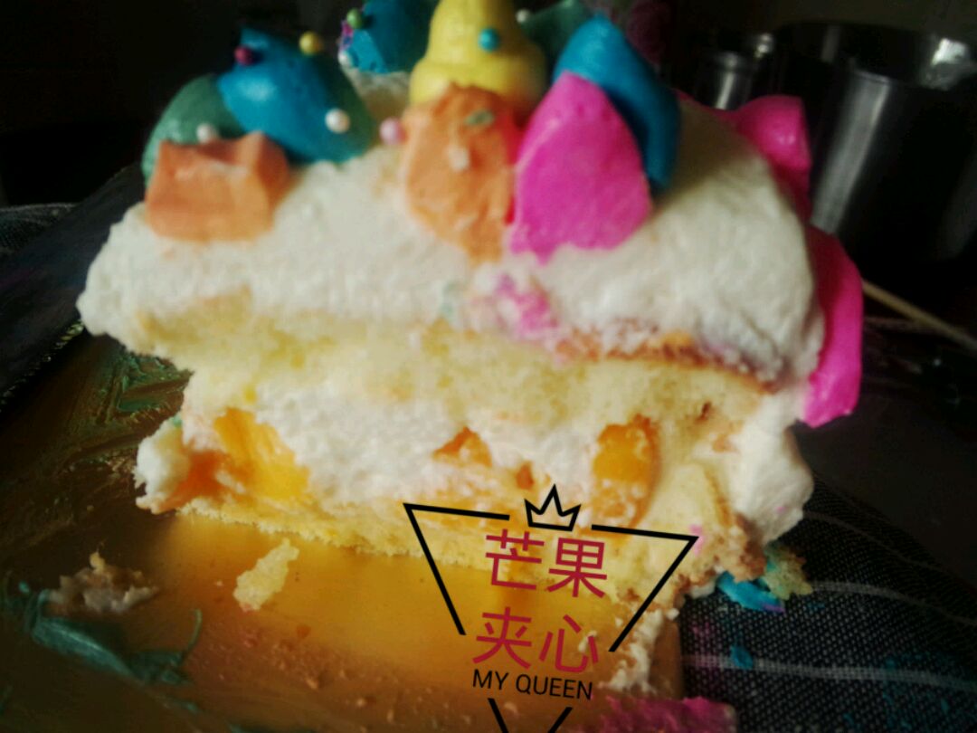 徒手rainbow cake的做法图解6