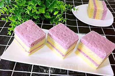 三色蔬菜发糕