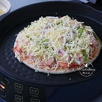 #安佳马苏里拉芝士挑战赛# 虾仁披萨的做法图解6