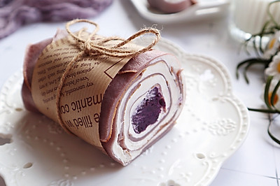 奶香紫薯毛巾卷