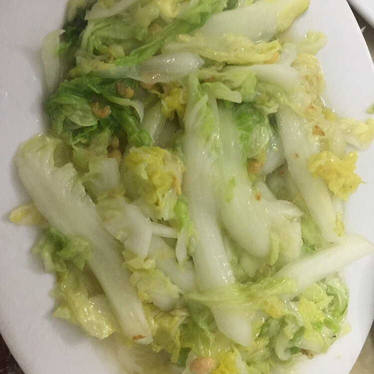 蒜蓉炒白菜的做法