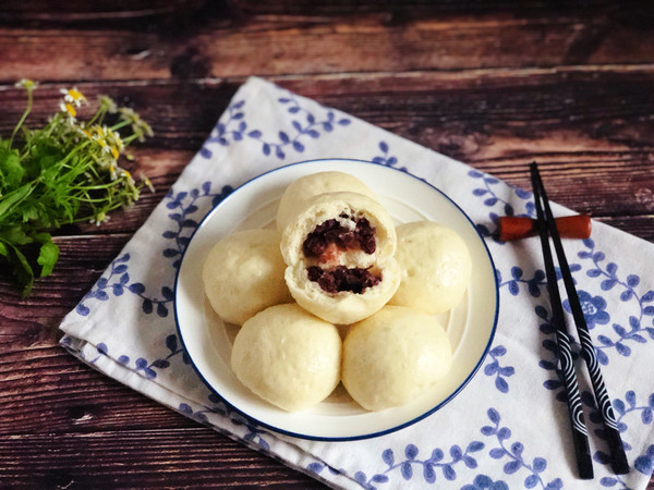 奶香豆沙包