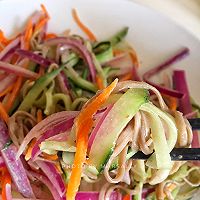 #321沙拉日#减脂最爱之三丝拌荞麦面的做法图解14