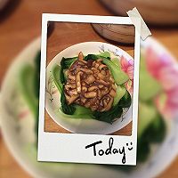 香菇油菜的做法图解8