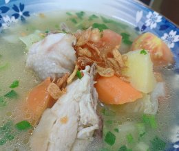 一碗搞定一餐的印尼蔬菜鸡汤的做法
