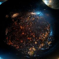 蕨根粉炒肉末的做法图解3