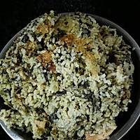 艾草焖鸡饭的做法图解3