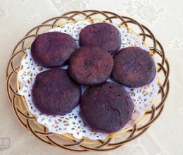 香香紫薯饼的做法