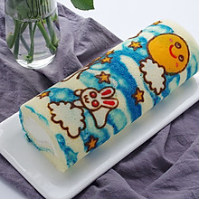 兔子彩绘蛋糕卷