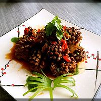 鲜爽辣的菊花鸡胗的做法图解10