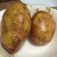 重芝士焗土豆泥——微波炉版的做法图解1