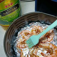 #金龙鱼橄调-橄想橄做#椒盐烤虾的做法图解6