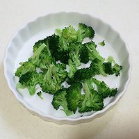 #安佳马苏里拉芝士挑战赛#西兰花金枪鱼焗饭的做法图解3