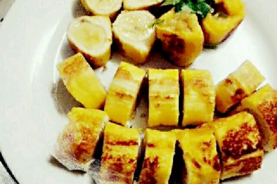 香蕉土司卷