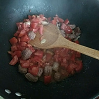 宿舍版芝士番茄牛肉盖饭的做法图解8