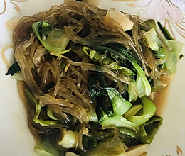 小油菜炖粉条的做法