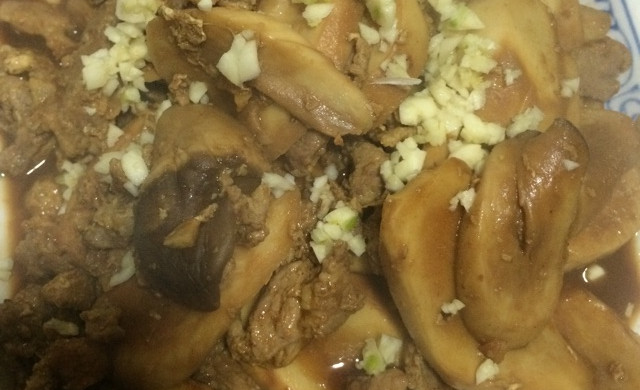 肉炒蘑菇
