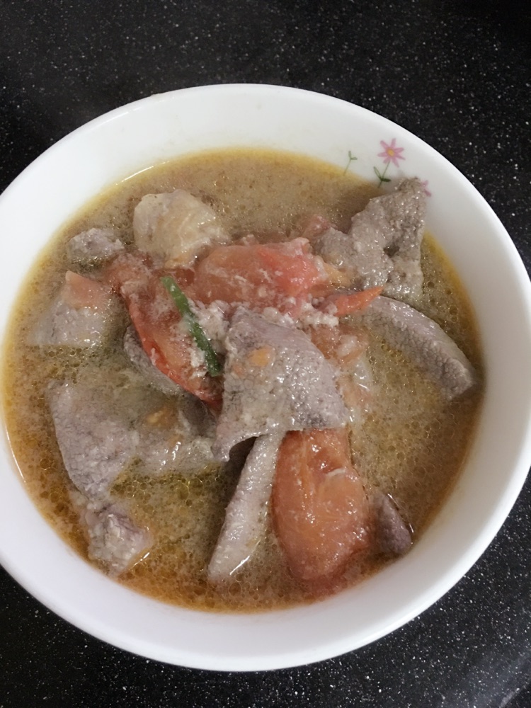 番茄猪肝汤