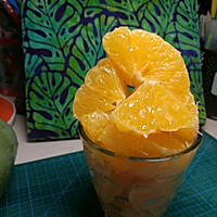 橙子芒果酸奶奶昔的做法图解3