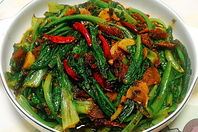 豆豉鲮鱼油麦菜