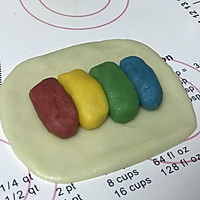 螺旋彩虹蛋黄酥的做法图解12