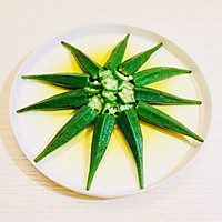 凉拌秋葵-鲜爽拌起来的做法图解5