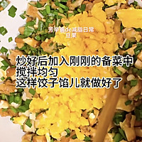 低卡高纤 无麩质韭菜鸡蛋素肉煎饺的做法图解5