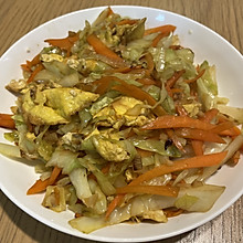 鸡蛋胡萝卜圆白菜