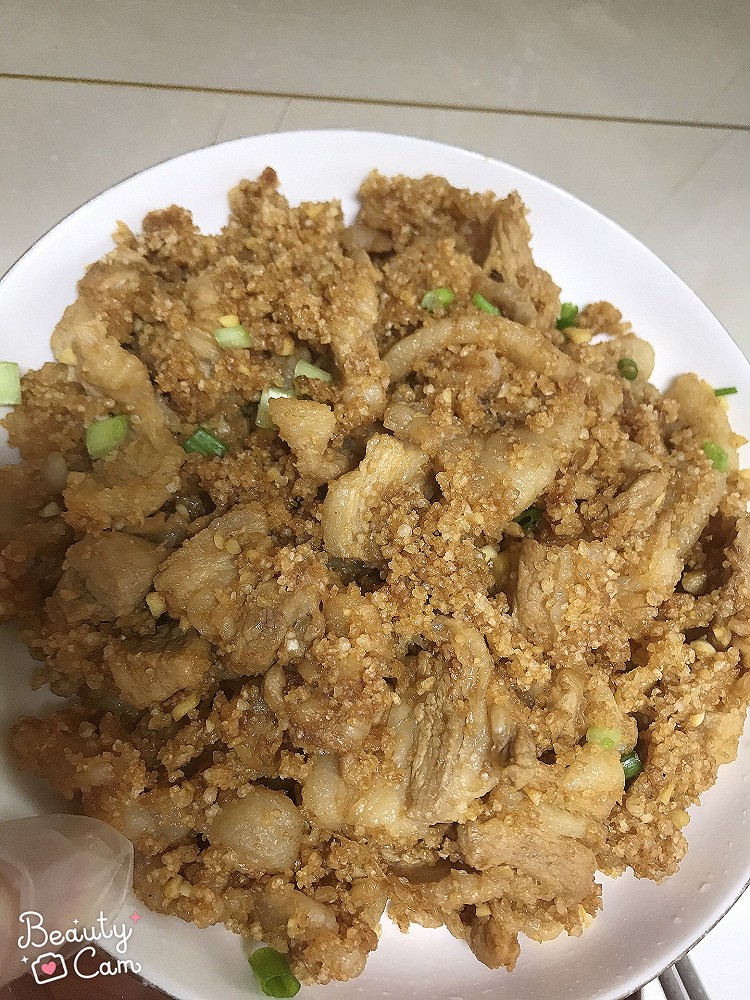 糯米粉蒸肉的做法