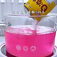 清爽夏日甜品 | 火龙果 . 水晶果冻杯的做法图解2