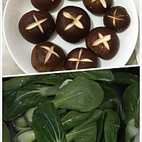 香菇油菜的做法图解1