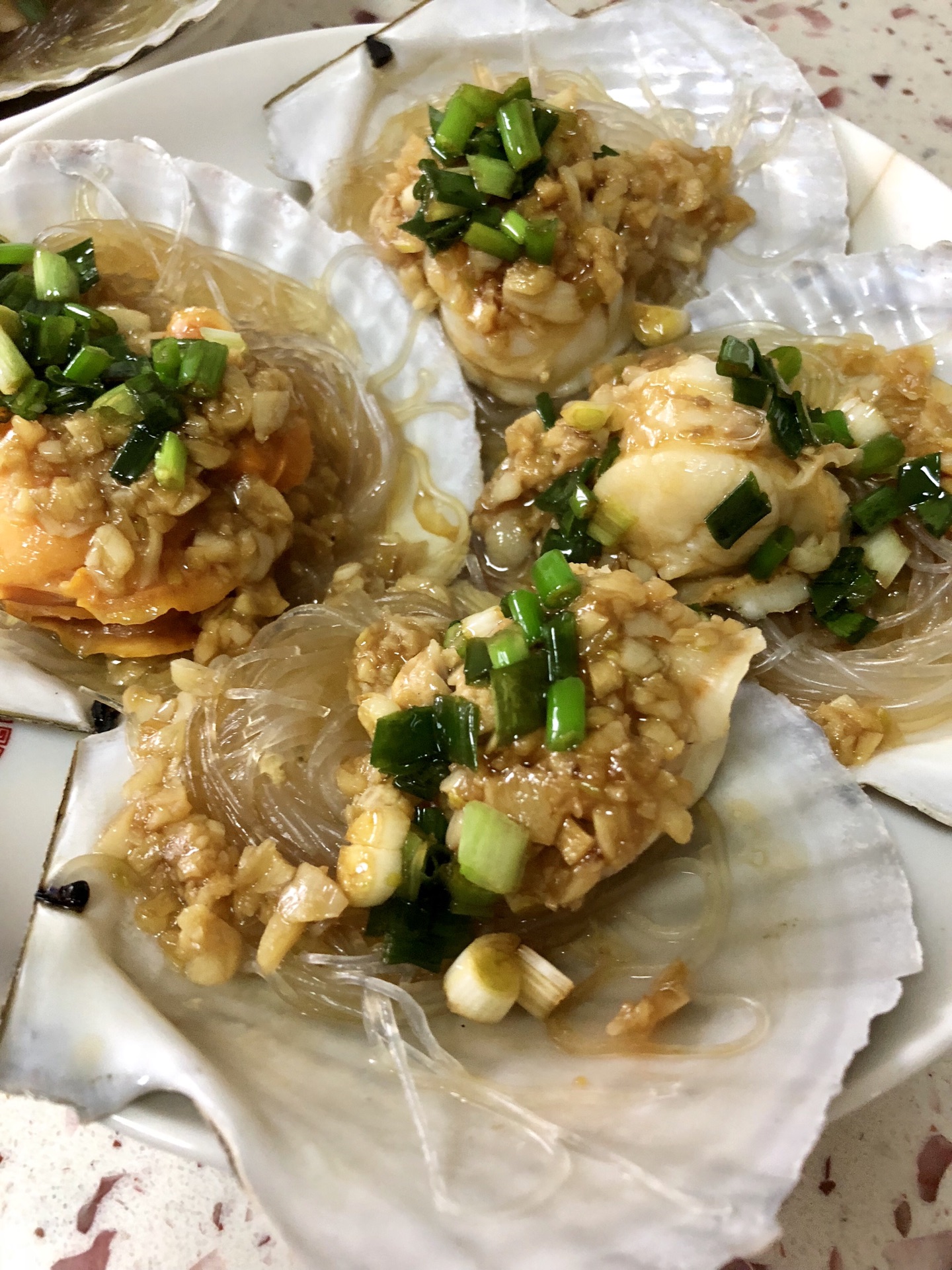 清蒸粉丝扇贝