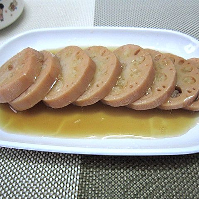 蜜汁糯米藕