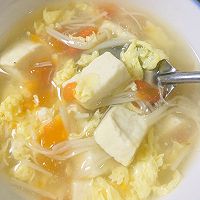 金针菇豆腐汤的做法图解7