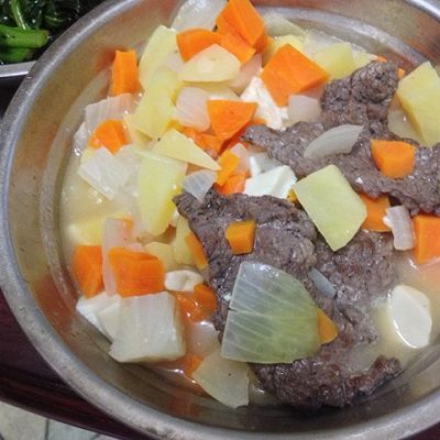 减肥高蛋白土豆胡萝卜牛肉汤