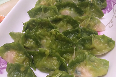 翡翠白菜饺子