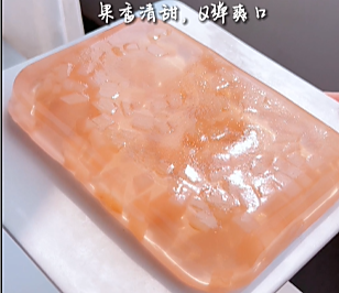 在家享受Q弹清香蜜桃果冻?